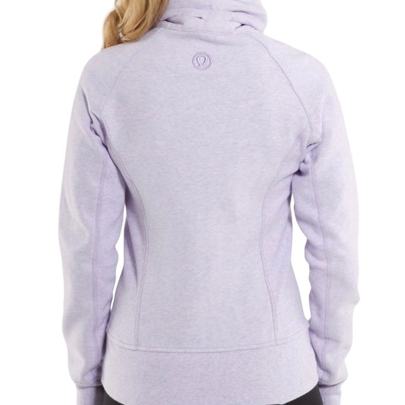 Lululemon Cuddle Up Jacket Heathered Lilac Size 6 - Picture 2 of 14